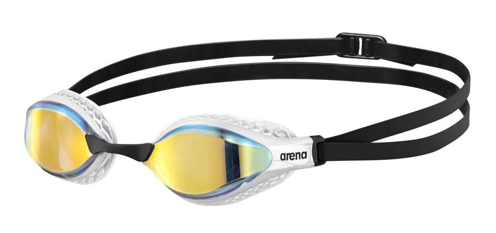 משקפת שחייה Arena AIR-SPEED MIRROR צבע YELLOW COPPER-WHITE