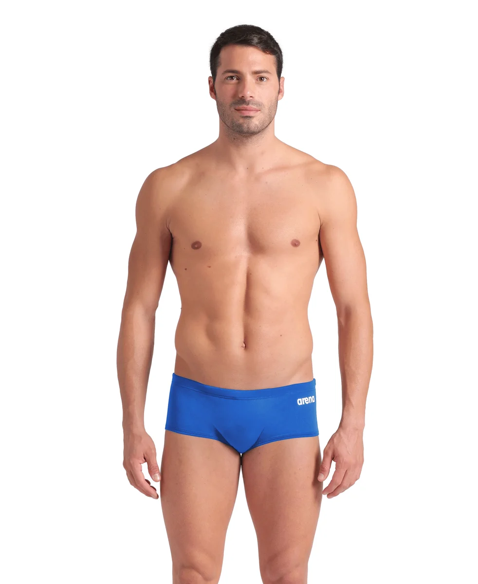 בגד ים מכנסון גברים Arena TEAM SWIM LOW WAIST SHORT SOLID כחול רויאל 720-ROYAL-WHITE מקדימה