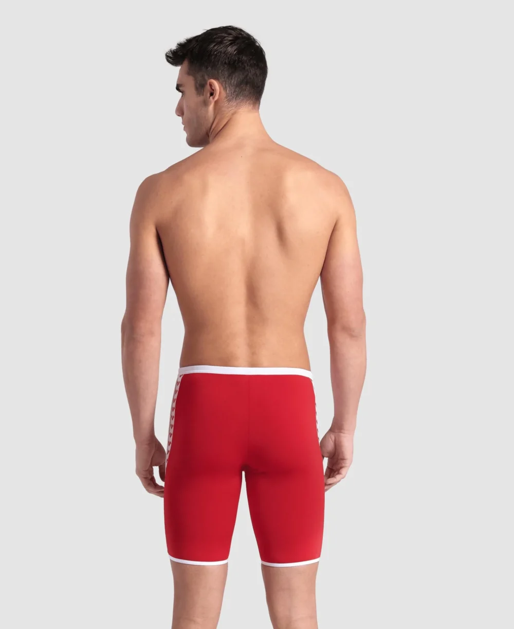בגד ים טייץ גברים ICONS SWIM JAMMER SOLID – 401-RED 2